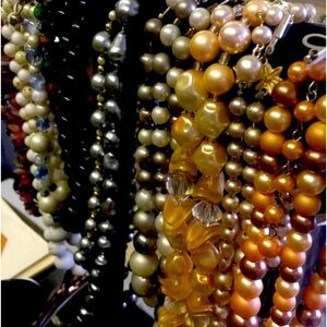 Vintage Jewelry Beaded Necklace Collection